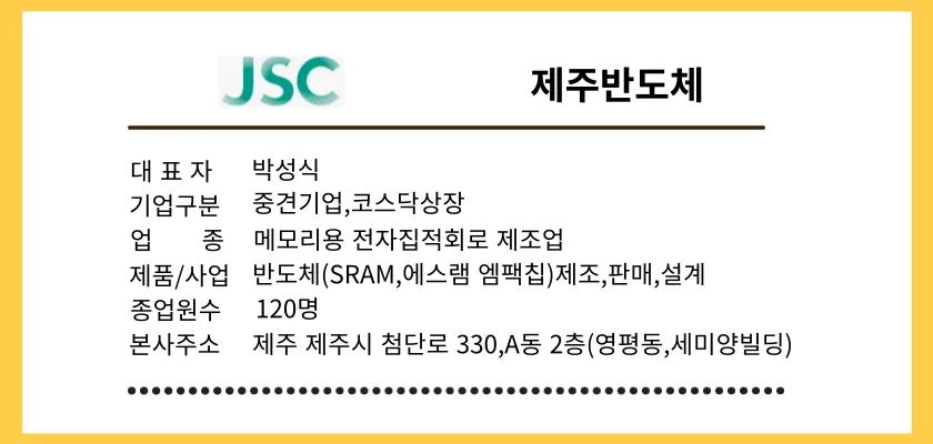 제주반도체-기업개요