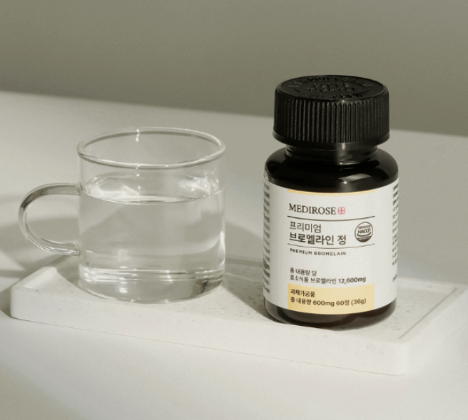 메디로즈-브로멜라인-60정-1통-제품-사진