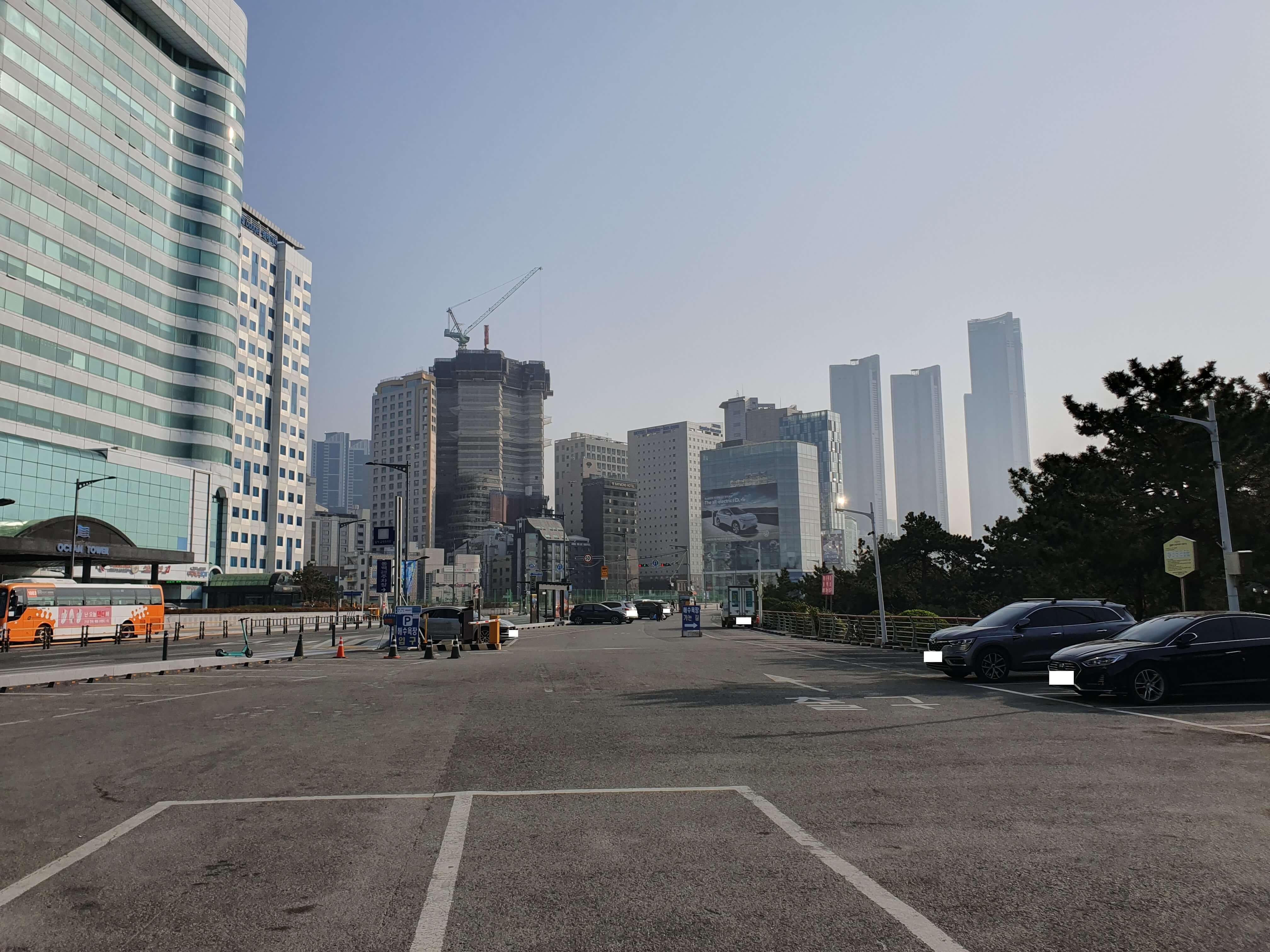 동백 공영주차장 모습