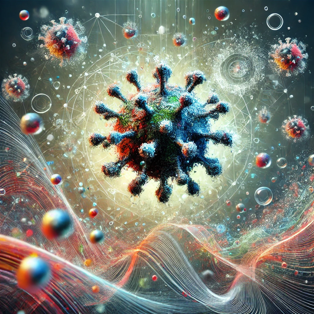 감기 바이러스 묘사