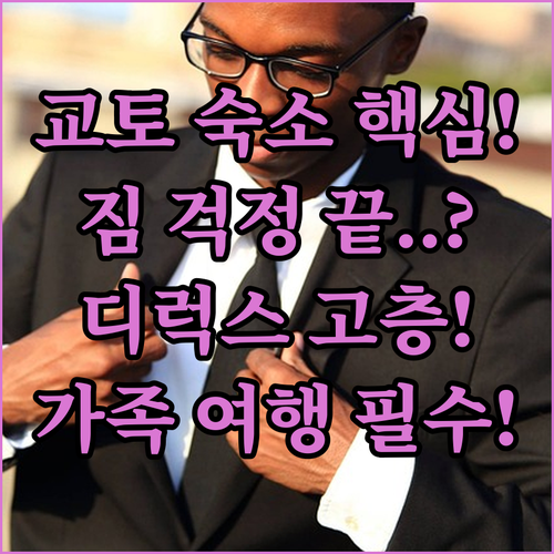 교토 다이와로이넷호텔 가족 여행 짐 ..