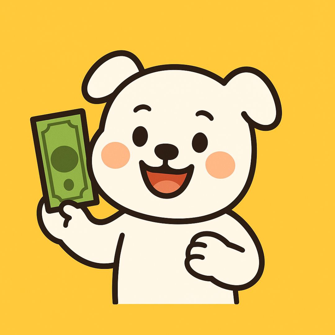 근로장려금을 받고 기뻐하는 헤롱이