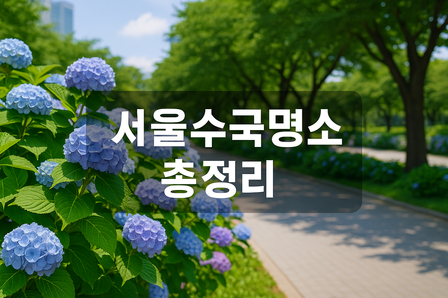 서울수국명소 총정리