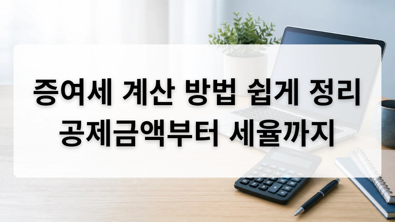 증여세 계산 방법 쉽게 정리 썸네일 이미지