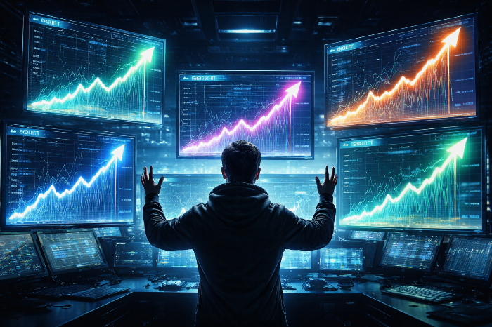 다중 채널을 운영하며 수익을 창출하는 디지털 프로듀서의 모습