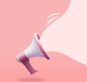 확성기를 통해, 말이 전파되고 있음