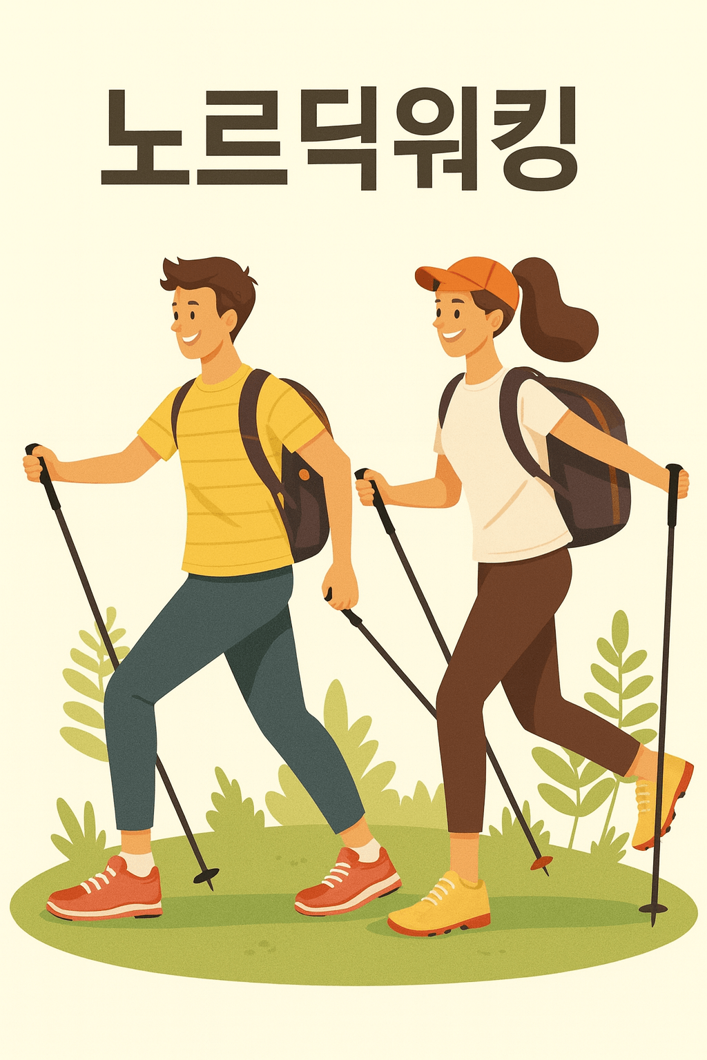 “걷기보다 2배 효과!” 건강을 지키는 노르딕워킹 올바른 방법