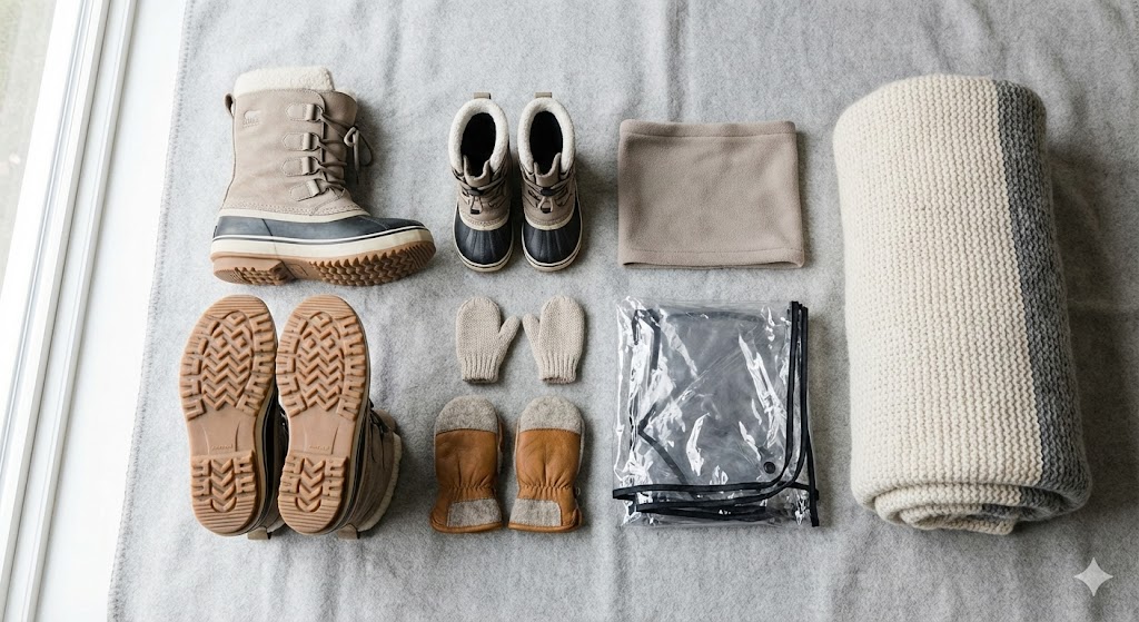 겨울 삿포로 아이 동반 완전정리: 유모차 vs 아기띠, 옷차림·미끄럼·실내동선까지