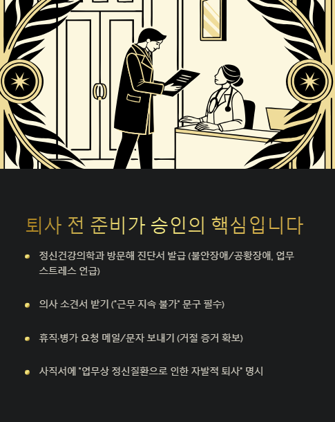 퇴사 전 준비가 승인의 핵심입니다