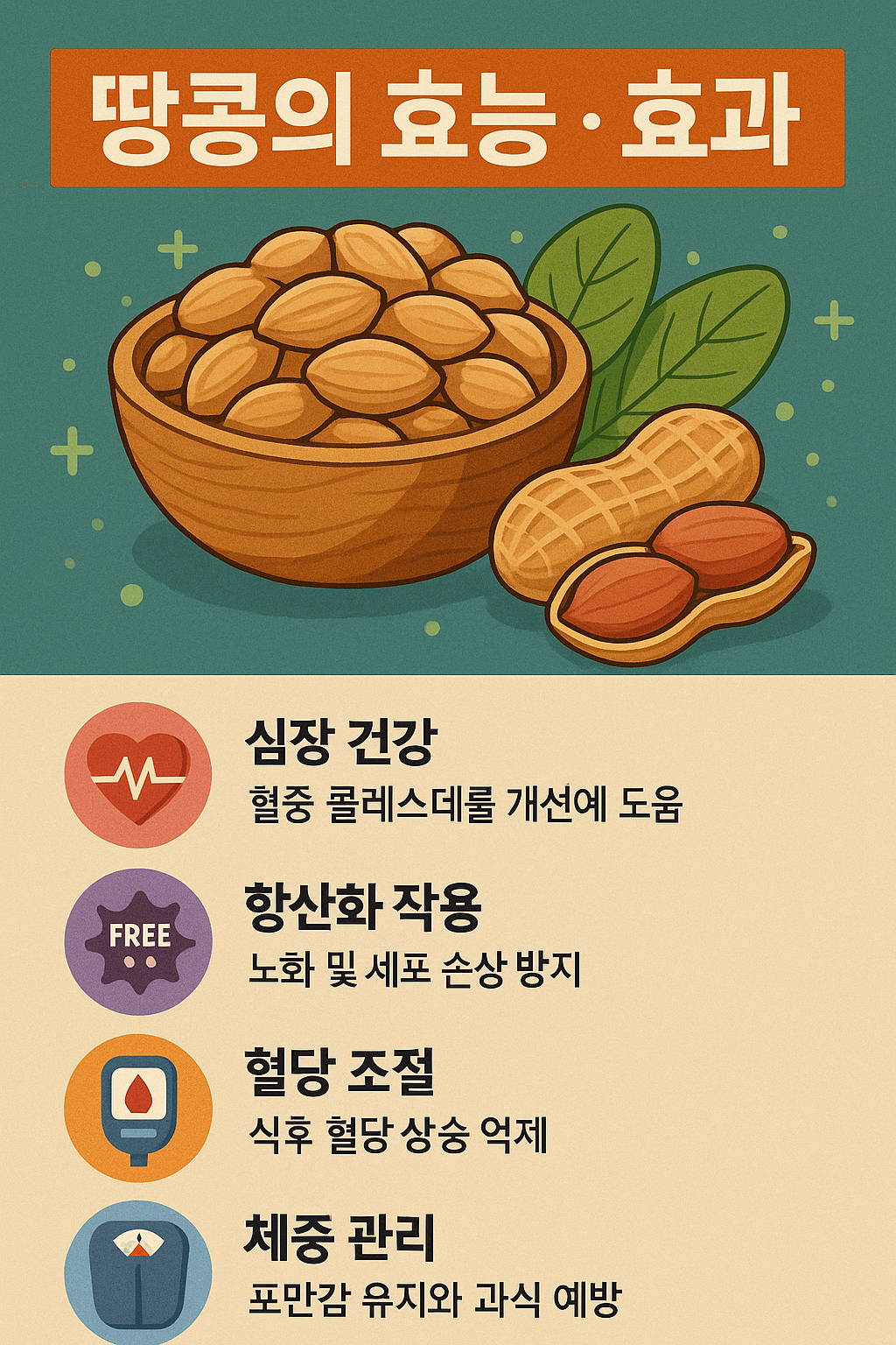 땅콩의 효능효과