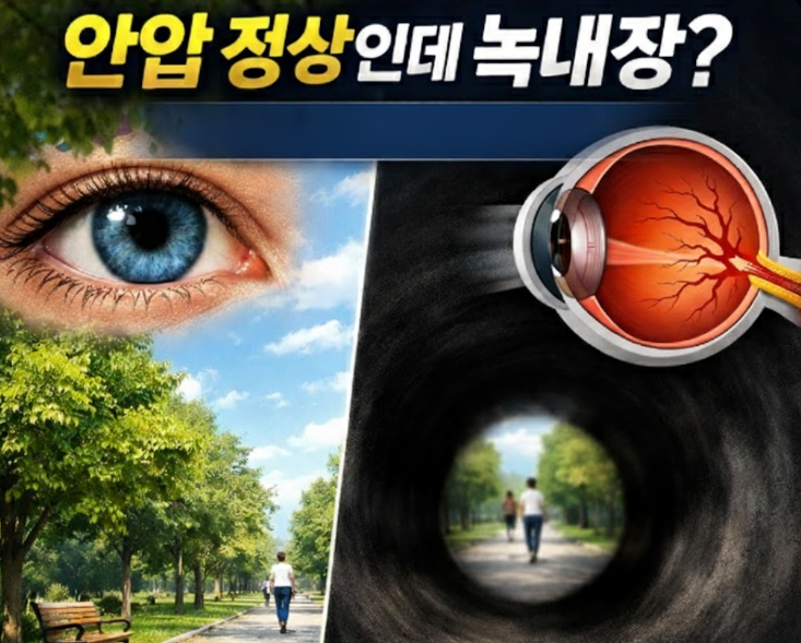 고도 근시라면 더 위험한 정상안압 녹내장, 초기증상 꼭 확인하세요