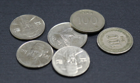 오래된 동전사진