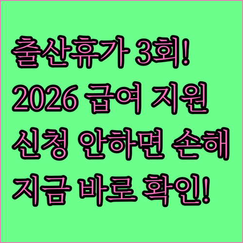 배우자 출산휴가 분할 사용 3회 확대..