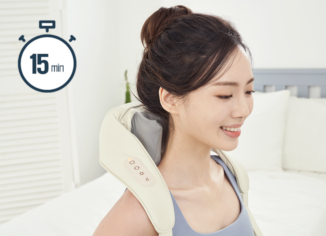 권은비 스파알 포터블 목 어깨 마사지기