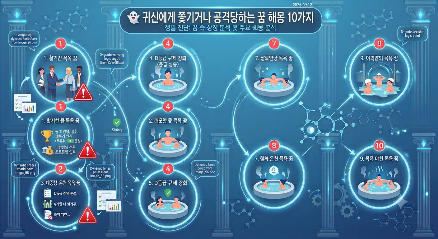 귀신에게 쫓기거나 공격당하는 꿈 10가지