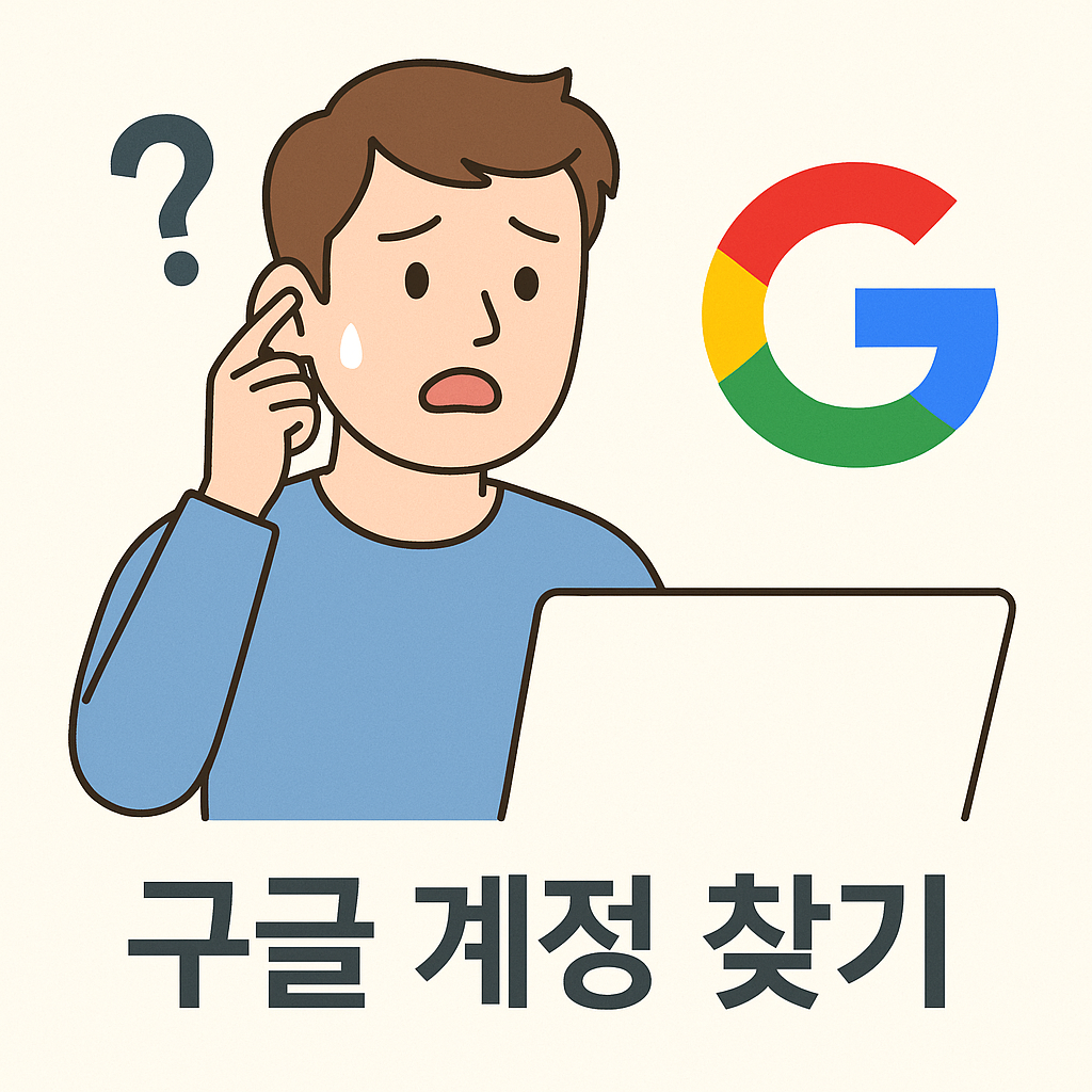 구글계정 찾기