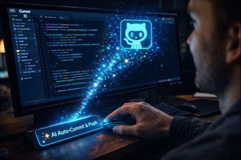 Cursor 가이드 "Git 자동화와 버전 관리 비법" 과련 이미지
