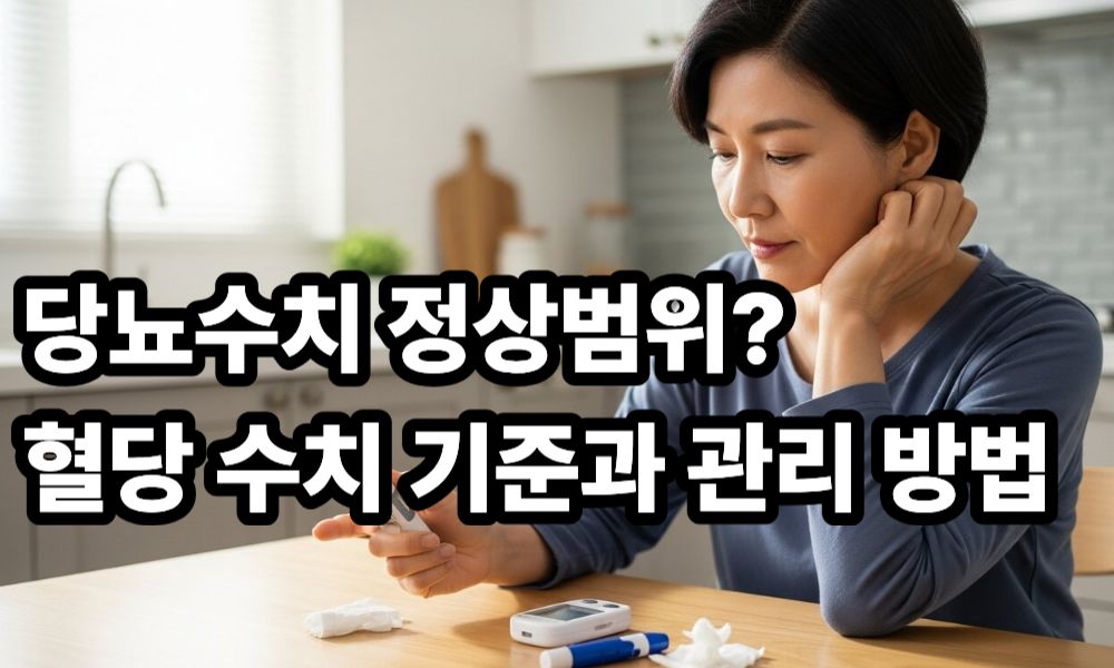 당뇨수치 기준 사진 1