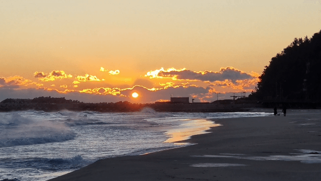 삼척 쏠비치 리조트 일출.gif