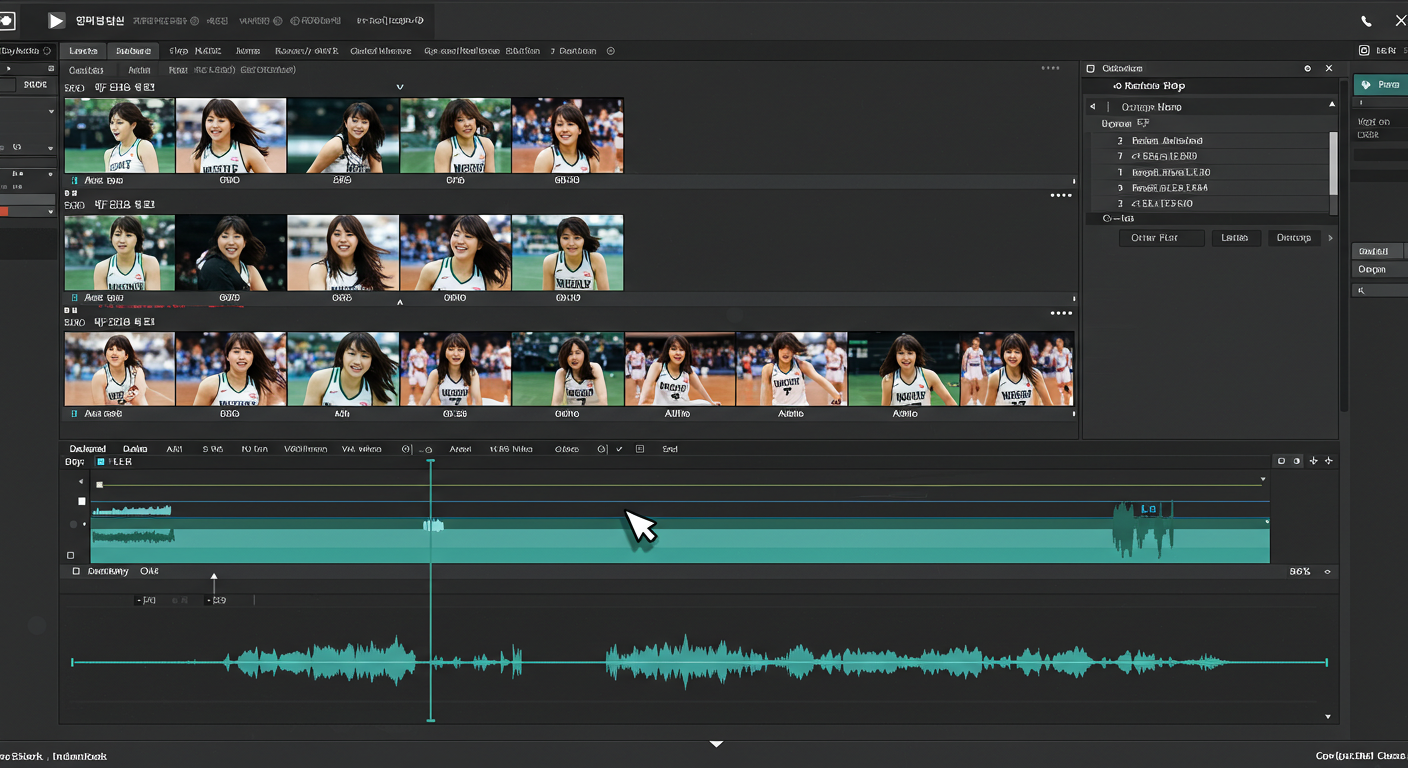  AI 배구선수 영상