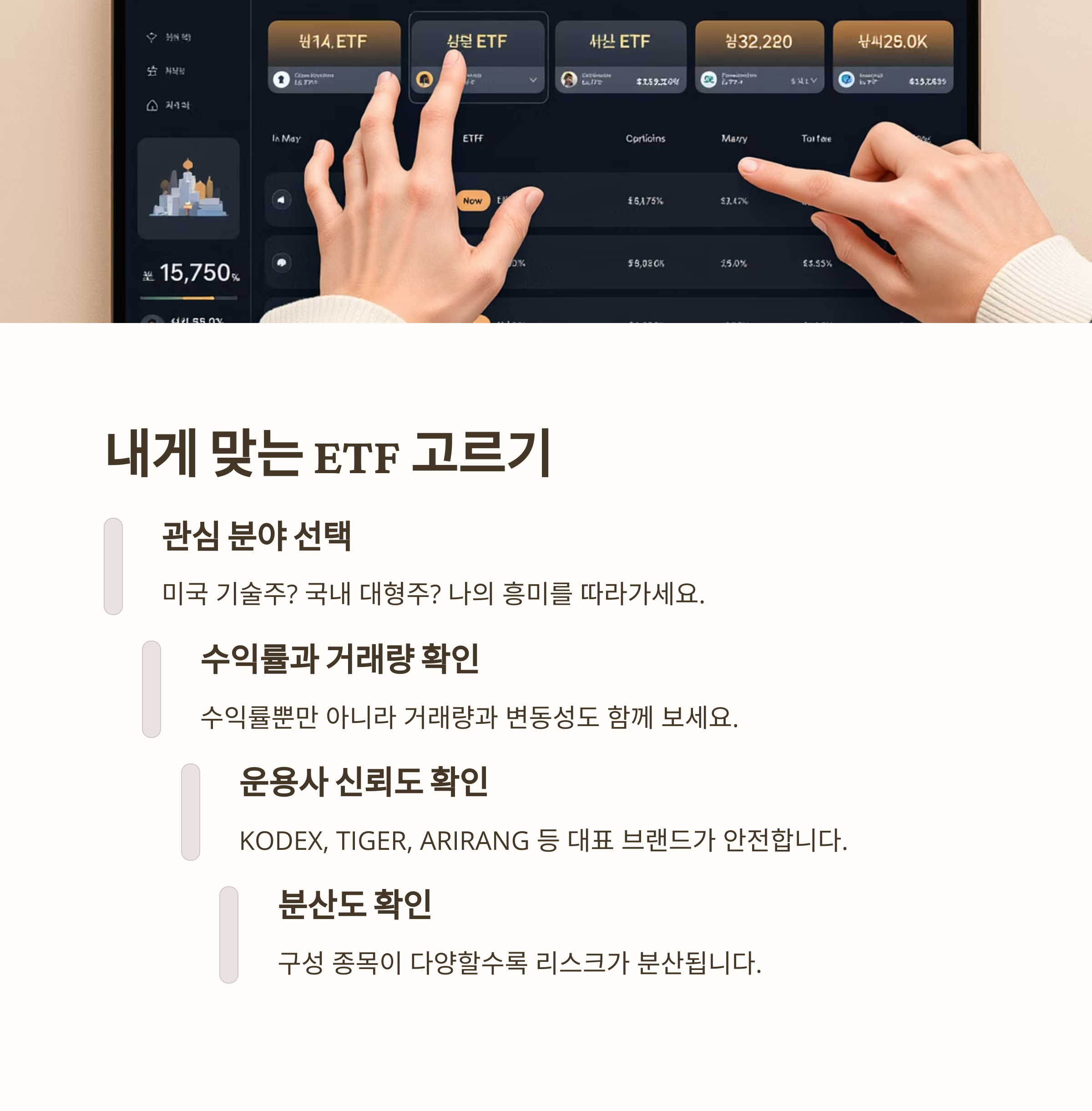 내게 맞는 ETF와 관련된 그림