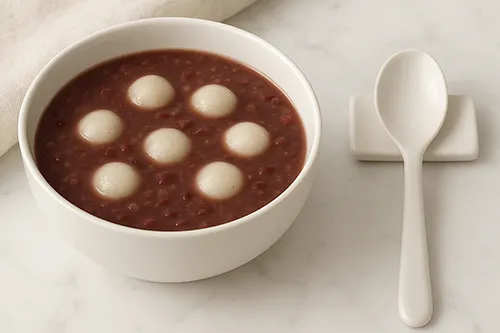팥죽 완성