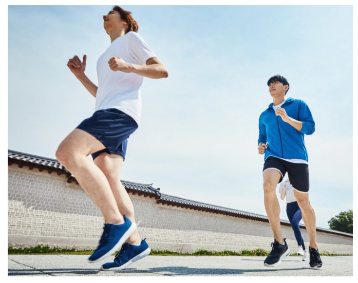 슬로우 조깅 효과 이미지