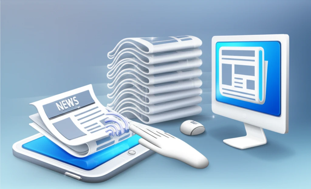 용인 교차로 신문 그대로보기 이용 방..