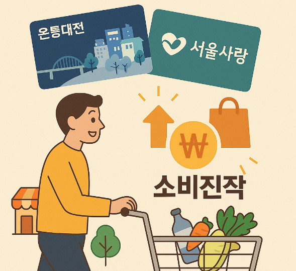 지역 화폐 효과는? (온통대전, 서울사랑, 소비진작)