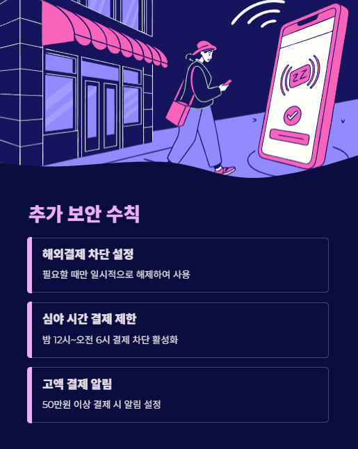 추가 보안 수칙