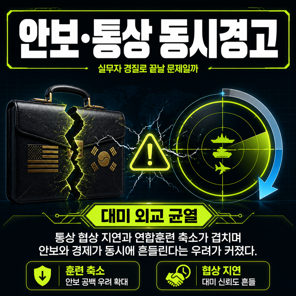 안보·통상 동시경고