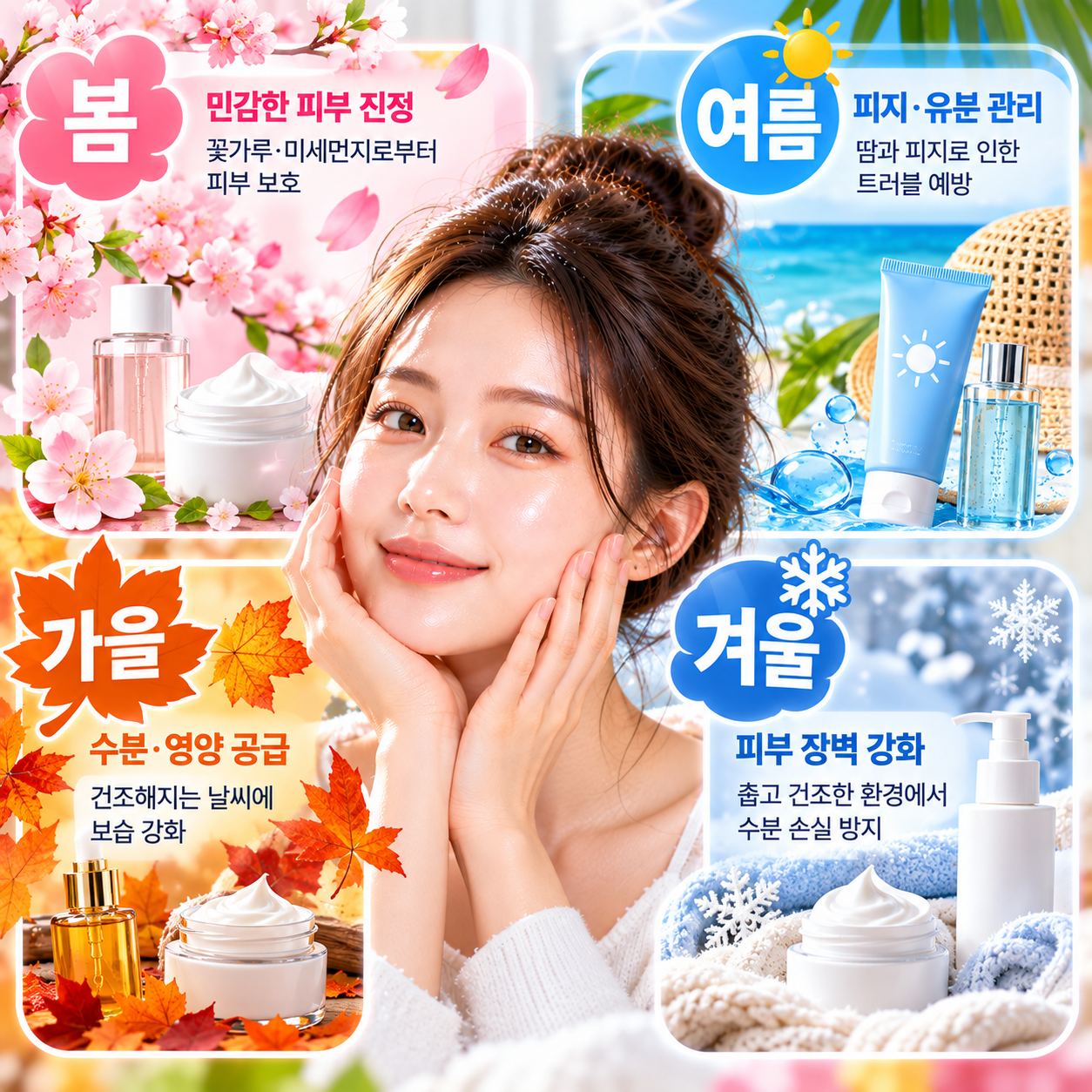 계절별 피부관리 제대로 관리하는 방법