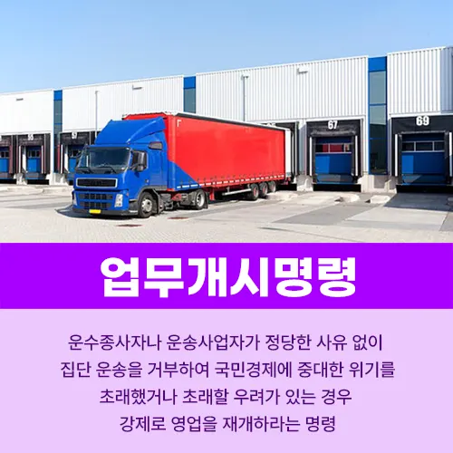업무개시명령