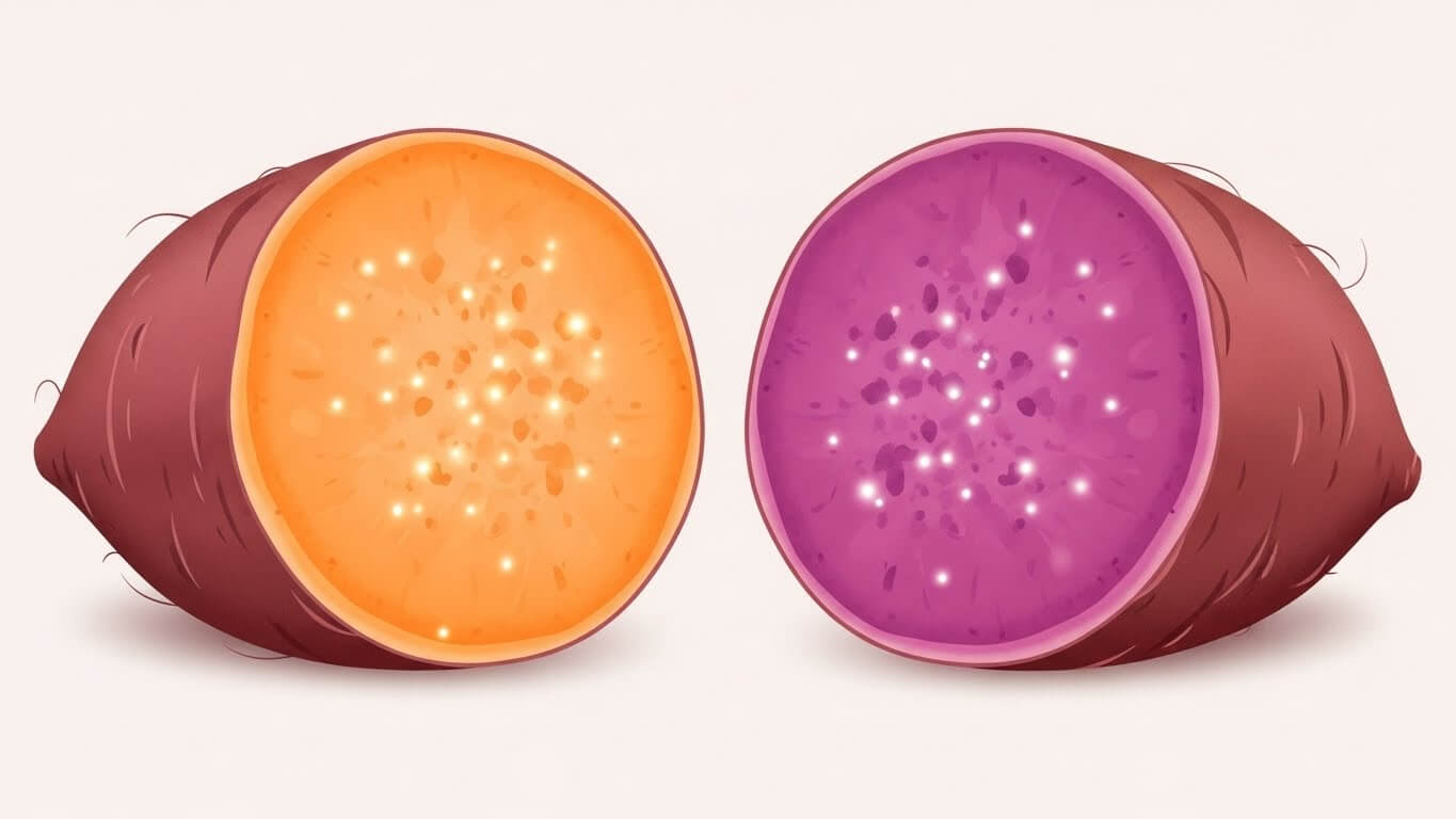 고구마 &ndash; 풍부한 식이섬유와 항산화 성분