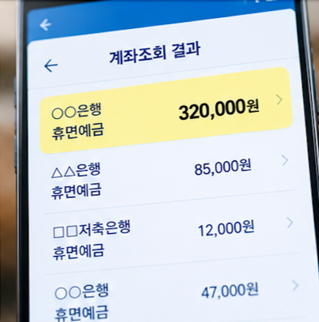 숨은 돈 찾기 공식사이트 휴면예금 카드포인트