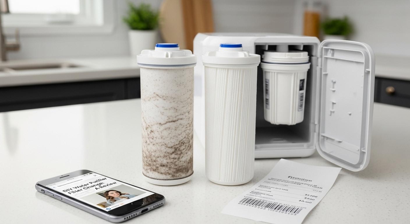 필터 관리 자취용 정수기 내돈내산 후기