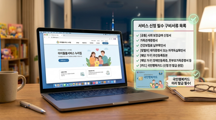 2026 아이돌봄 서비스 야간긴급돌봄수당 준비서류 및 신청방법