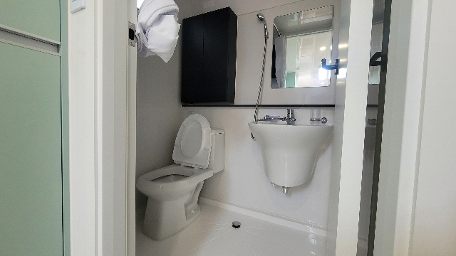 체류형 카라반 내부