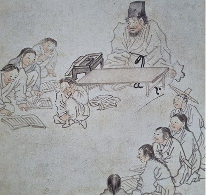 김홍도의 풍속화 분석 (생활상, 표현기법, 회화미학)