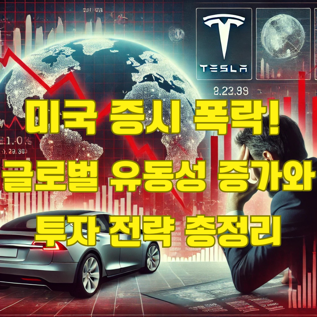 미국 주식 대폭락! 글로벌 유동성 증가가 가져올 투자 기회와 전략