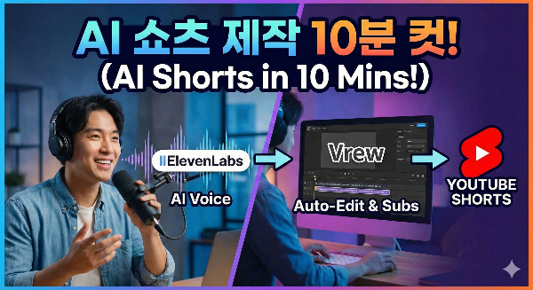 일레븐랩스와 브루를 활용한 유튜브 쇼츠제작 예시