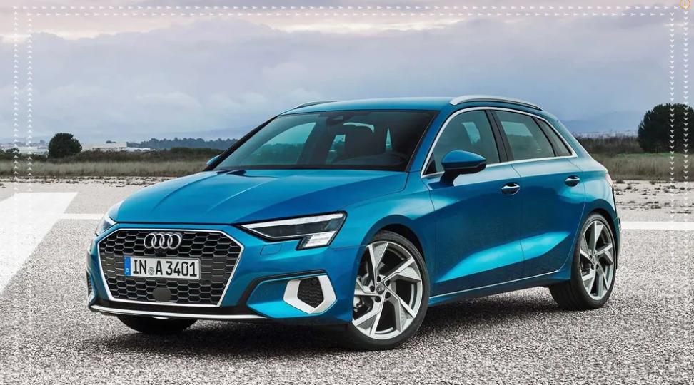 아우디 A3 전면 사진
