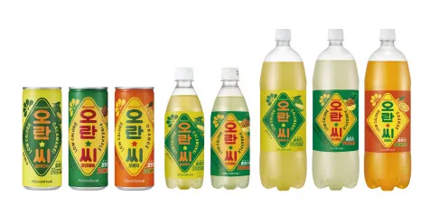 2020년-레트로-열풍-오란씨-패키지-리뉴얼-디자인-캔-2L와-1L패트의-다양한-상품-이미지