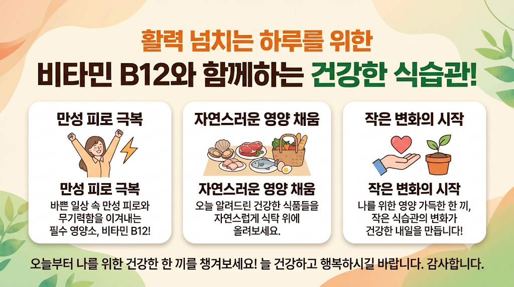 비타민B12가 많은 음식