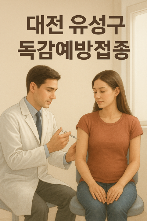 대전 유성구 독감예방접종 이미지