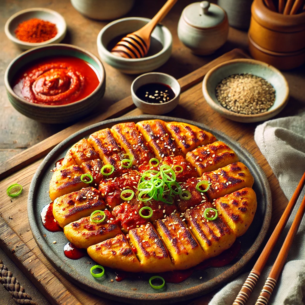 매콤 고추장 빵부침개