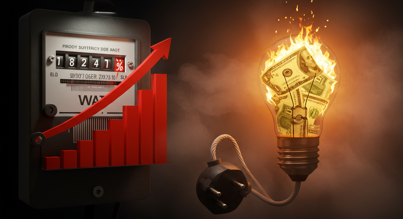 "전기요금 상승, 왜 이렇게 많이 나올까?"에 대한 이미지입니다.