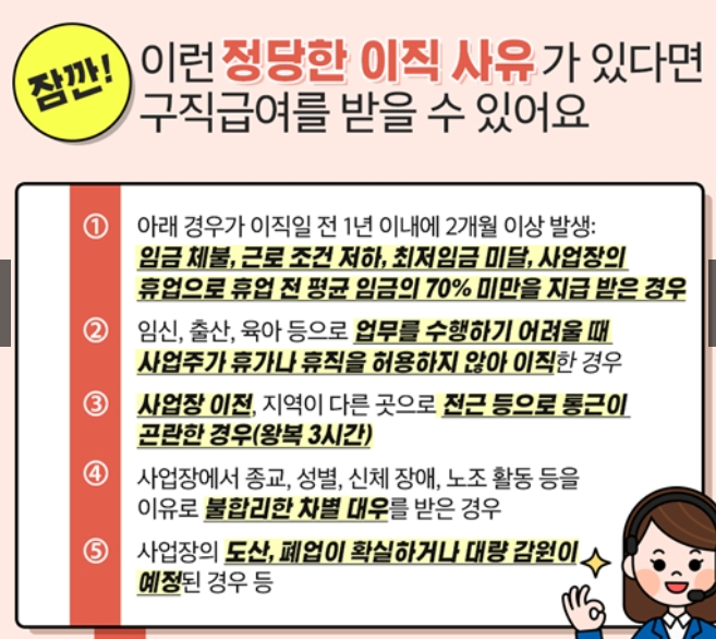 실업급여 지원 총정리