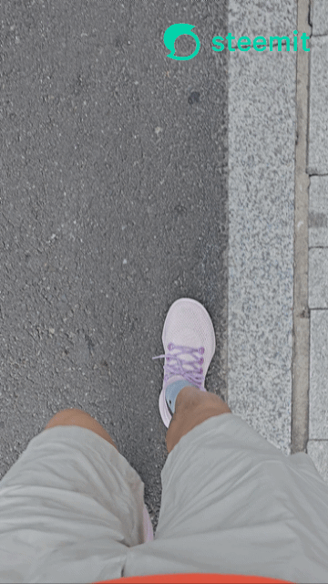 착용하고 100분 걷기