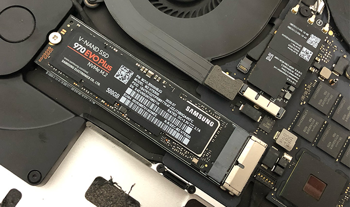 맥북에 삼성 ssd 장착하기